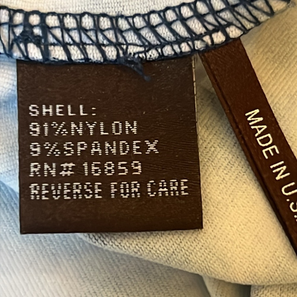 J. McLaughlin Blue White Zip Up 3/4 Sleeve Sheath Dress Size XS - Picture 8 of 8